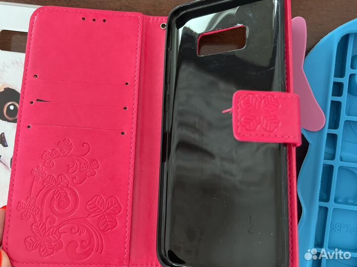 Чехол на samsung s8plus (см 6 штук)