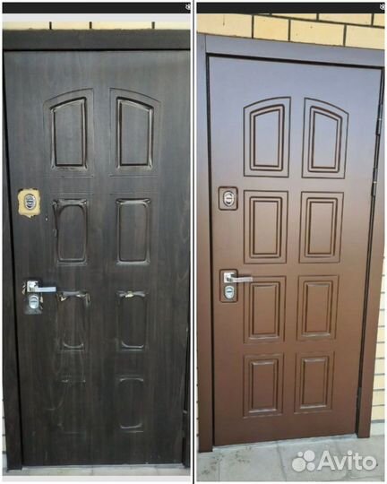 Покраска мдф фасадов кухни б/у и новых