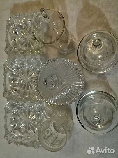 Бонбоньерка, пепельницы,лимонницы, стакан для Лате