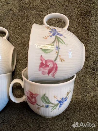 Чашки чайные, кофейные, Colditz (Кольдиц), гдр