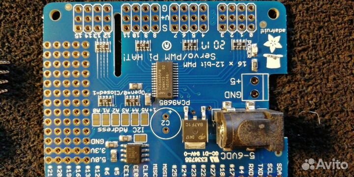 Шим контроллер сервоприводов 16 каналов Raspberry