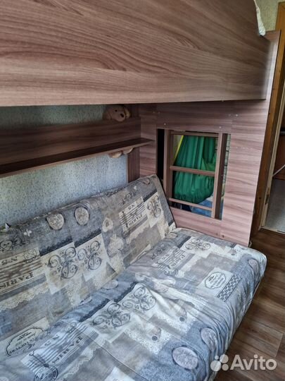 Двухъярусная кровать с диваном бу