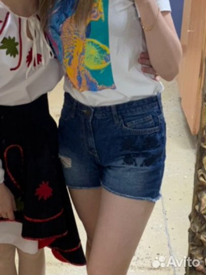 Шорты джинсовые