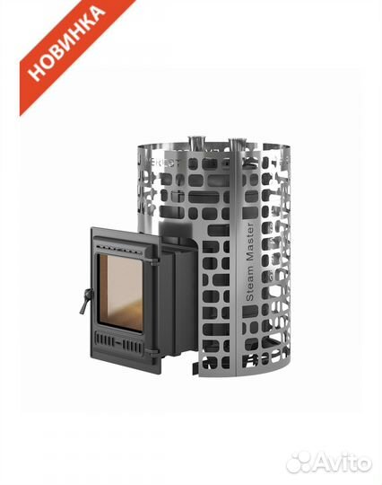 Чугунная печь для бани Эверест Steam Master 24
