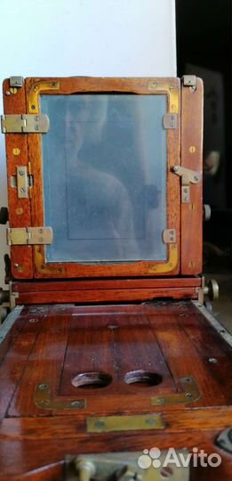 Фотокамера.Globus. 19 - нач20вв. 4кассеты10х12см