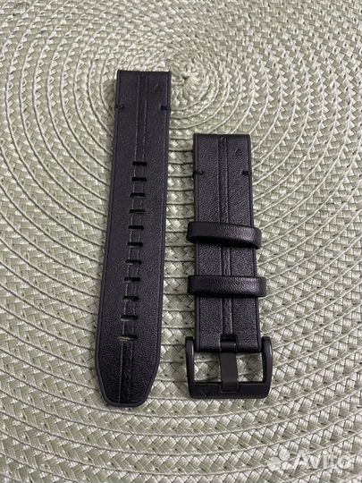 Ремешок кожаный Garmin Fenix 7,6,5 22mm