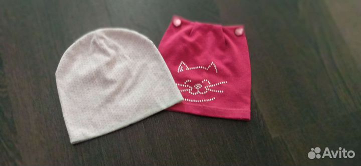 Шапочки на девочку 46-48