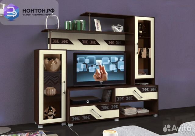 Центральная секция Зодиак венге / дуб атланта