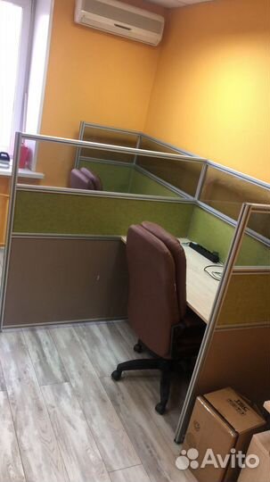 Рабочее место + Офисная перегородка