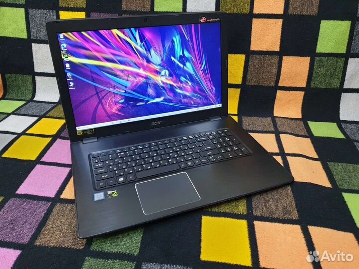 Игровой Ноутбук acer aspire E5-774 G на GTX