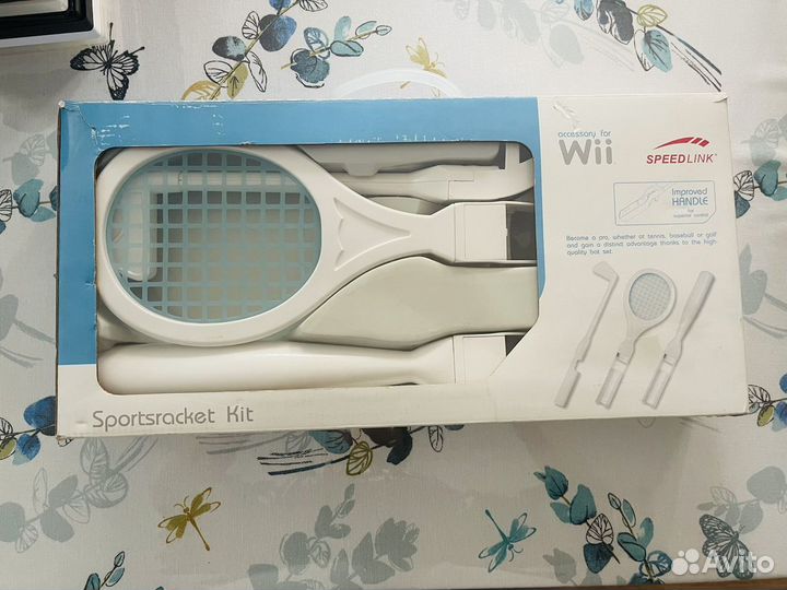 Nintendo wii приставка аксессуары диски