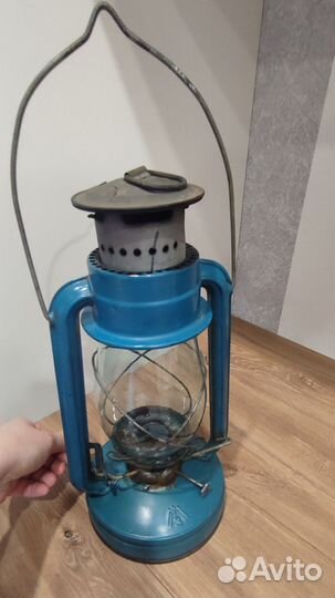 Керосиновая лампа СССР летучая мышь рабочая