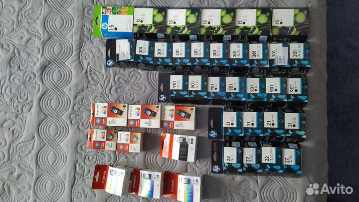 Картриджи для принтера (HP, canon, anycolor)