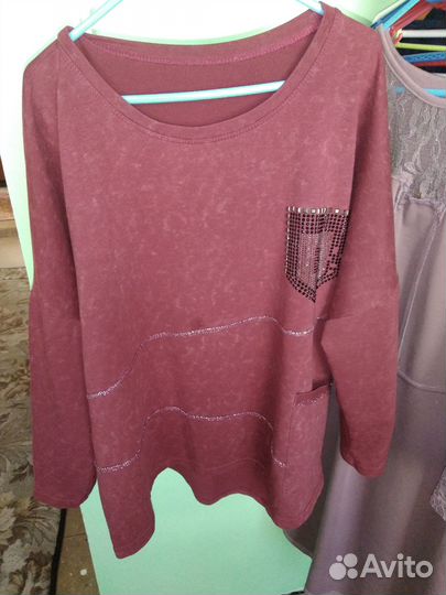 Женская одежда размер 58 бу