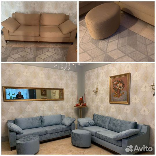 Перетяжка изготовление мебели