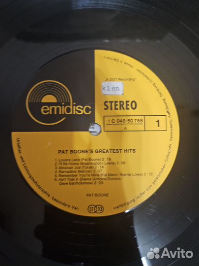 Pat Boone – Pat Boone's Greatest Hits