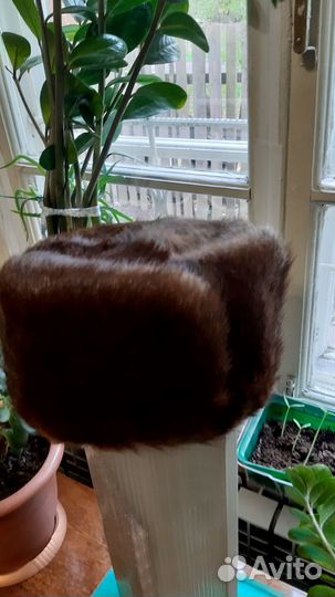 Норковая шапка мужская