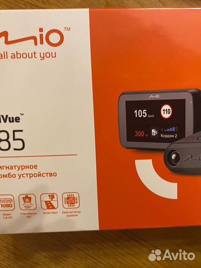 Видеорегистратор с радар-детектором Mio MiVue i85
