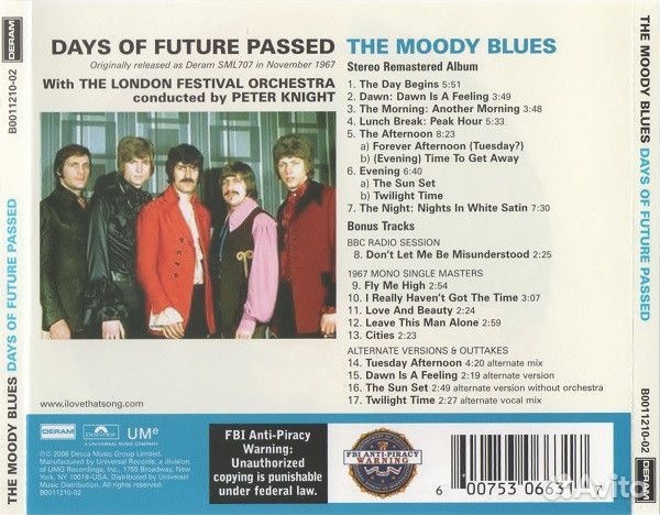 Moody Blues - Days Of Future Passed (CD)