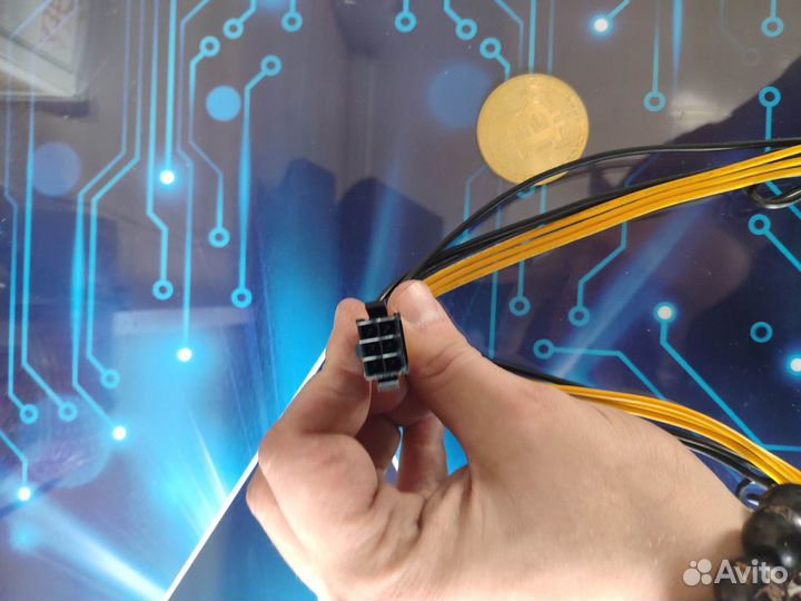 Переходники для видеокарт 6pin-2*8pin GPU/CPU