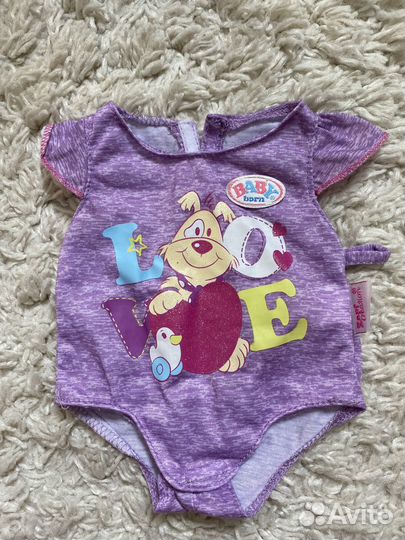 Одежда для куклы zapf baby Annabelle born