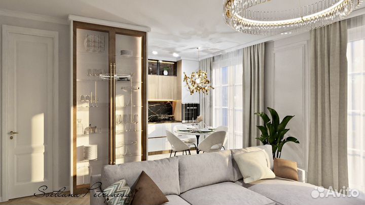 Дизайнер интерьера, планировка, 3д визуализация