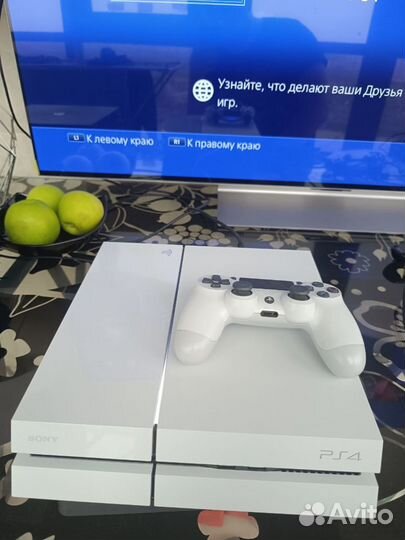 Белая красавица PS4 9.00 Hen как новая игры гаран