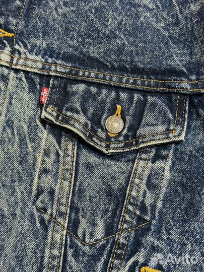 Винтажная джинсовка Levis hard washed оригинал