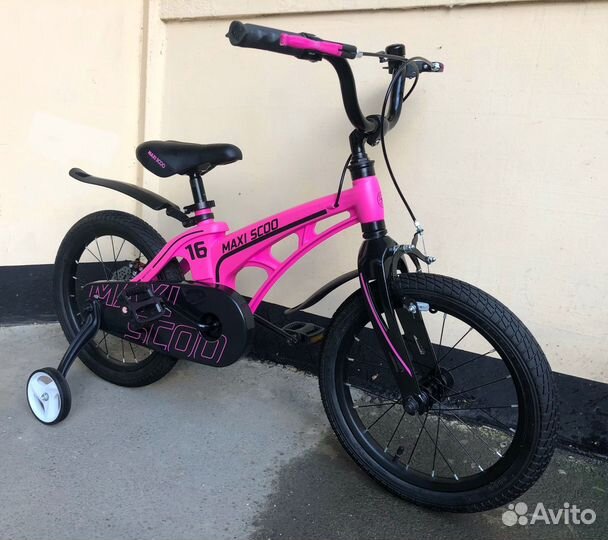 Детский велосипед новый maxiscoo 16