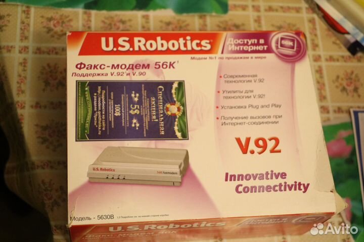 Факс-модем 56К U. S. Robotics V.92 (5630)