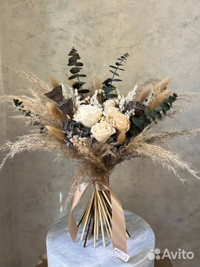 Букеты из стабилизированных цветов