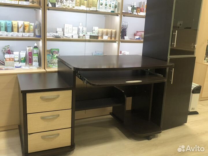 Компьютерный стол со шкафом бу