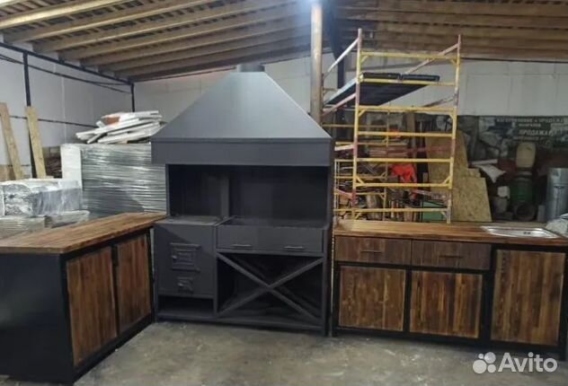 Модульная мангальная зона