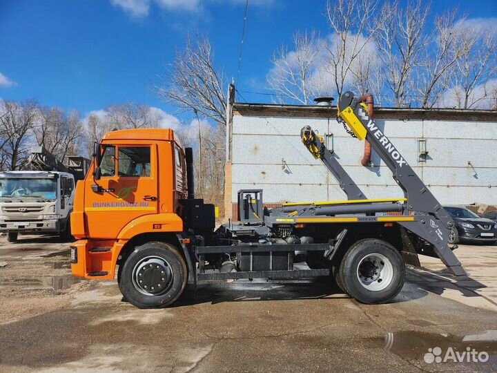 Бункеровоз wernox на шасси камаз 43255-2010-69, г/п 8тн (без бункера)