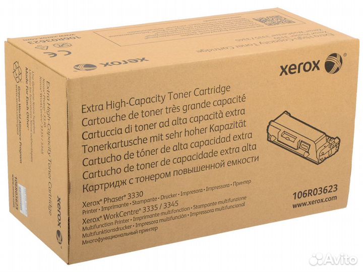 Тонер-картридж Phaser 3330. Xerox 106R03623 ориг