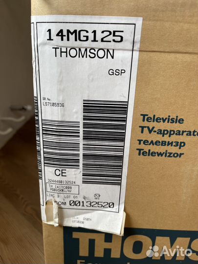 Телевизор Thomson 14MG125