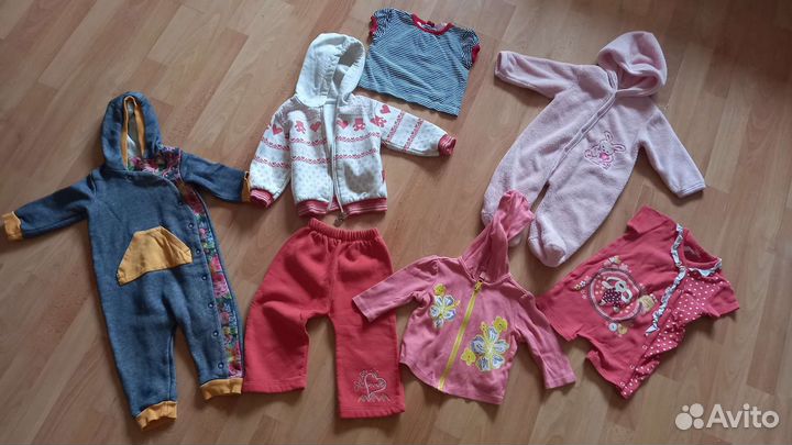 Пакет вещейна девочку 62-74