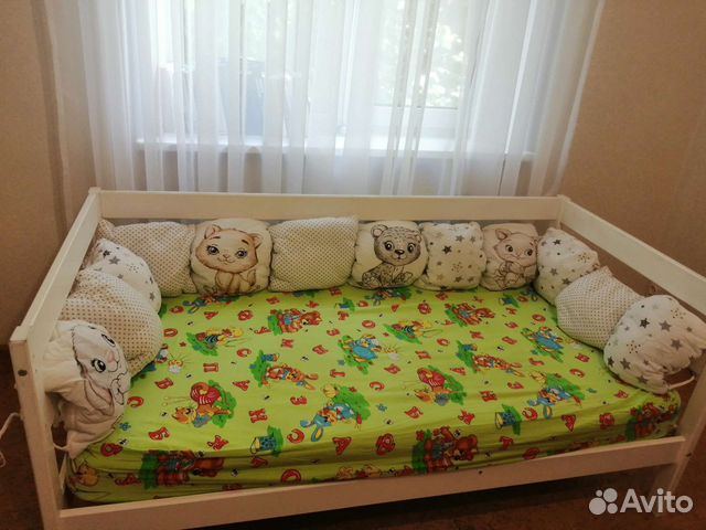 Подушечки в кроватку