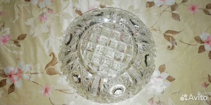 Салатник хрусталь СССР