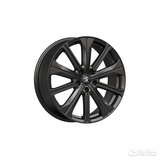 Литые диски 7x19 5x108 60.1 ET45 скад кр013 Fury black