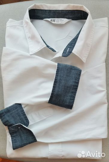 Рубашка на мальчика h&m 170