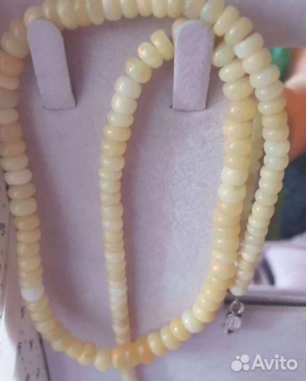 Бусы, Опал натуральный