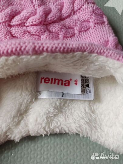 Шапка для девочки 48 reima 9-18 мес