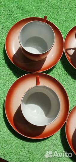 Сервиз из 5ти чайных пар Вербилки 1940-е годы