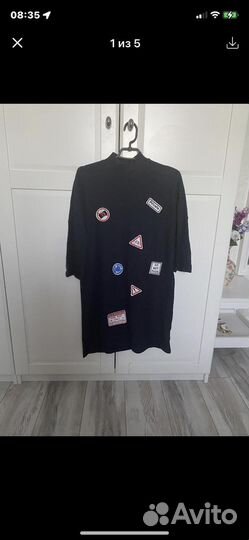 Платье рубашка zara