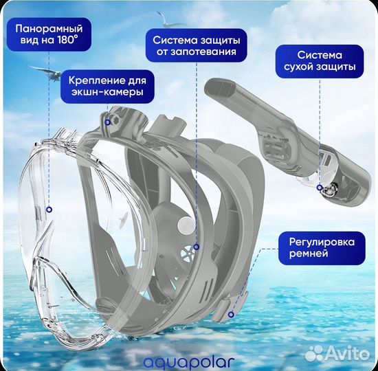 Маска для снорклинга