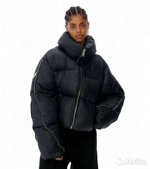 Пуховик Anterior Loved Black Zip puffer