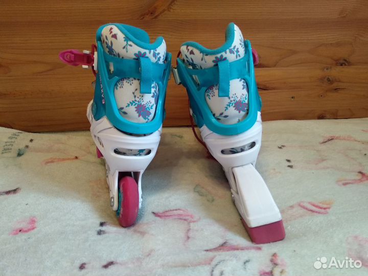 Роликовые коньки раздвижные 32-35р
