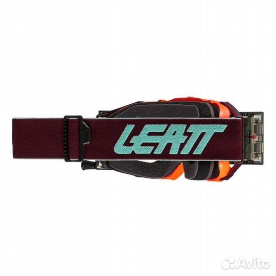 Очки Leatt Velocity 6.5 Roll-Off Neon Orange Clear