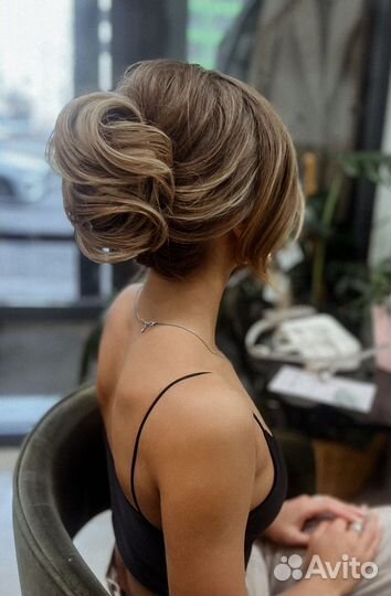 Свадебные/вечерние прически, локоны